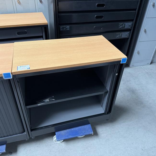  - 2x ahrend gladde deuren zwart beuken met sleutels  (26)