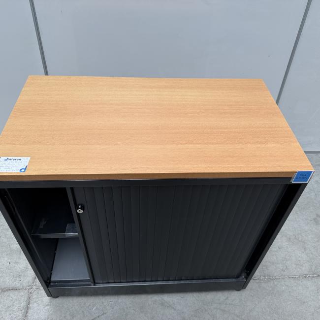  - 2x ahrend gladde deuren zwart beuken met sleutels  (3)