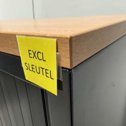  - ahrend 1x met en 1x zonder sleutel zwart beuken (6)