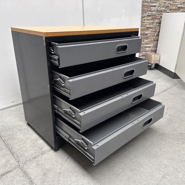  - ahrend metalen ladekast stalen gereedschapsladekast zonder deur (10)