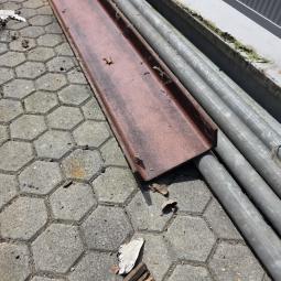  - STALEN U-BALK 2370X200X75 MM  DIKTE 8-9 MM (6)