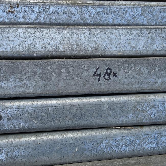  - 48 X DWARS ONDERLIGGER LEGBORDEN PALLETSTELLING AFM 1060X75X45 MM (8)