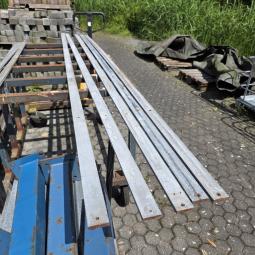  - 5X STALEN PLATTE STRIP AFM 300X45 CM  DIKTE 10 MM  (1)