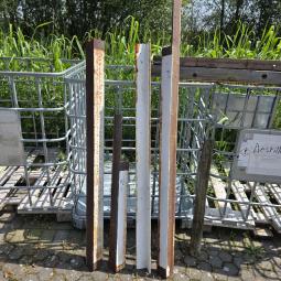  - 4x hoeklijn 2x145 cm en 1x 71-102 en 1x 145-175 cm 80x80 mm 10 mm dik  (3)