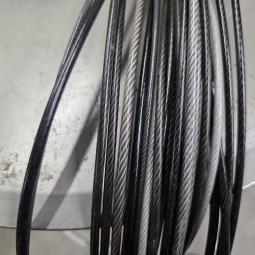  - 20x staalkabel met lus  4-5-6 mm  ±175 cm lang  (2)