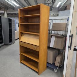  - vintage schappen stelling lundia kast afm 210x105x40 cm  (7)