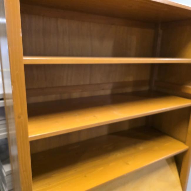  - vintage schappen stelling lundia kast afm 210x105x40 cm  (13)