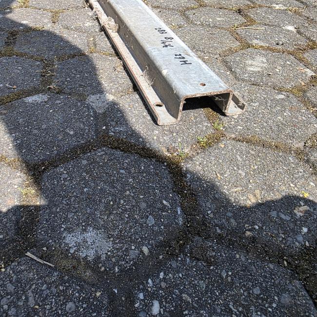  - 2X METALEN SIGMA PROFIEL 283X8 CM HOOGTE 4,5 CM  (4)