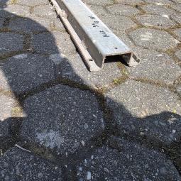  - 2X METALEN SIGMA PROFIEL 283X8 CM HOOGTE 4,5 CM  (4)