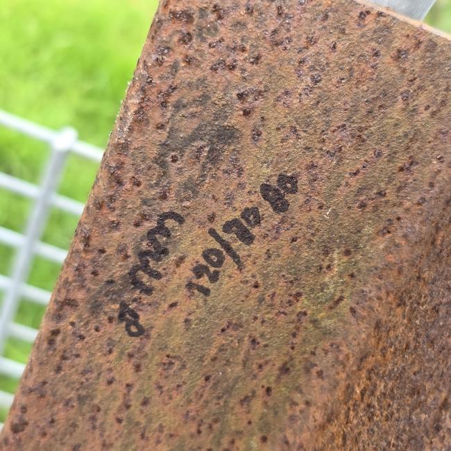  - DIKKE METALEN HOEKLIJN 120CM LANG 80X80 MM 8 MM DIK  (3)