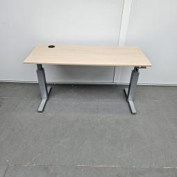  - Gispen Steeltop slingerbureau - 140x60 cm (2)