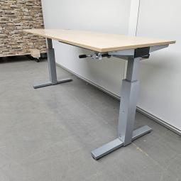  - Gispen Steeltop slinger instelbaar bureau (6)