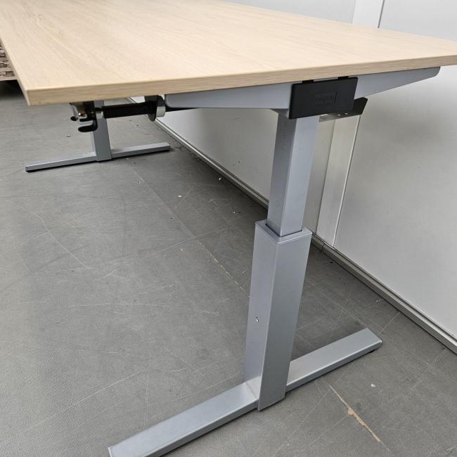  - Gispen Steeltop slingerbureau - 180x80 cm  (8)