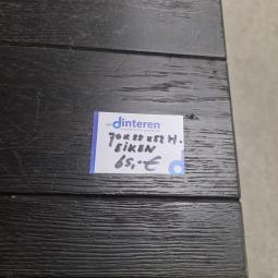  - verrijdbare eiken tafel afm 70x55x52 h (3) - kopie
