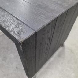  - verrijdbare eiken tafel afm 70x55x52 h (6)