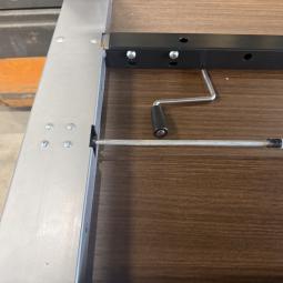  - 4x ahrend portal met cacao bruin eiken blad ivm slinger (53)