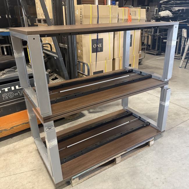  - 4x ahrend portal met cacao bruin eiken blad ivm slinger (54)