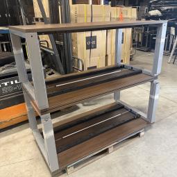  - 4x ahrend portal met cacao bruin eiken blad ivm slinger (54)