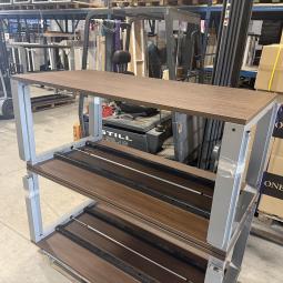  - 4x ahrend portal met cacao bruin eiken blad ivm slinger (56)