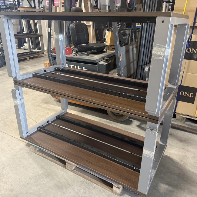  - 4x ahrend portal met cacao bruin eiken blad ivm slinger (57)