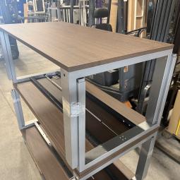  - 4x ahrend portal met cacao bruin eiken blad ivm slinger (61)