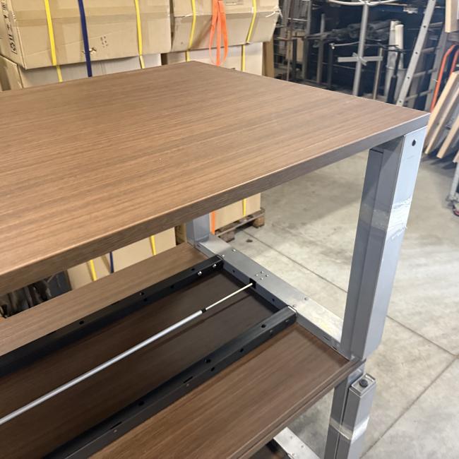  - 4x ahrend portal met cacao bruin eiken blad ivm slinger (62)