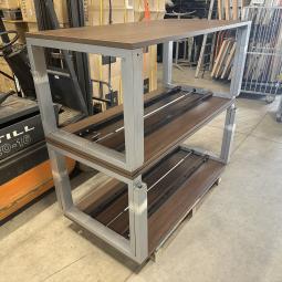  - 4x ahrend portal met cacao bruin eiken blad ivm slinger (30)