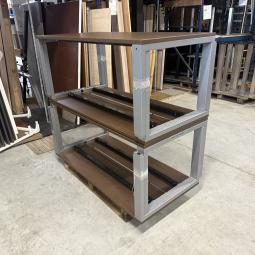  - 4x ahrend portal met cacao bruin eiken blad ivm slinger (39)