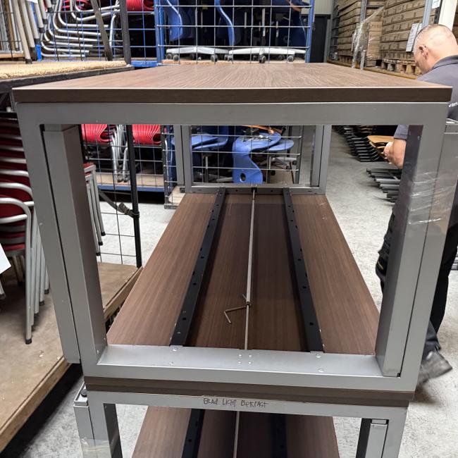  - 4x ahrend portal met cacao bruin eiken blad ivm slinger (41)