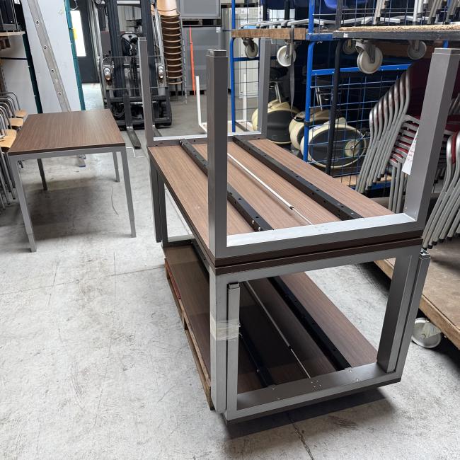  - 4x ahrend portal met cacao bruin eiken blad ivm slinger (42)