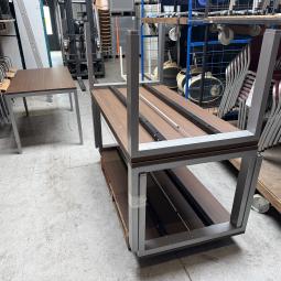  - 4x ahrend portal met cacao bruin eiken blad ivm slinger (42)