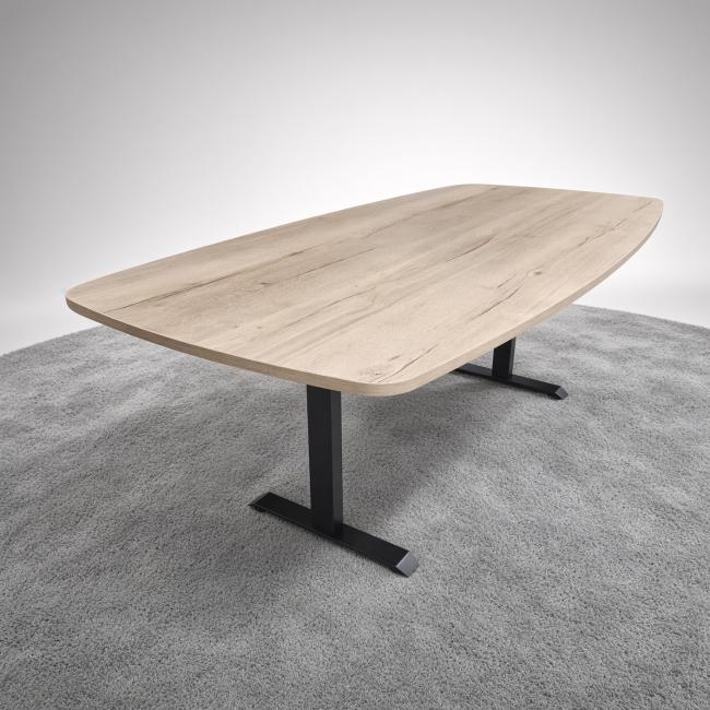  - vergadertafel natuur eiken