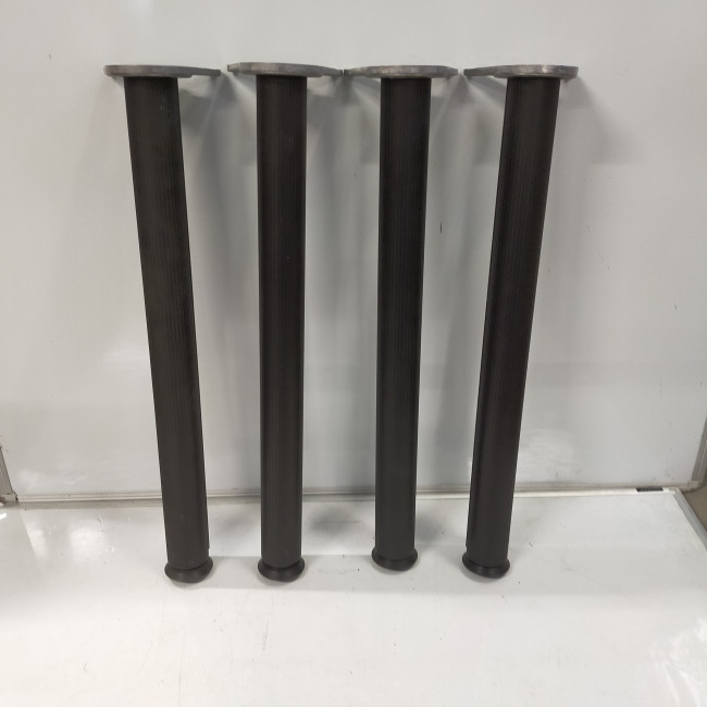 Heavy Duty zwarte tafelpoten 70cm & 100 cm verstelbare metalen Heavy Duty zwarte tafelpoten 70cm & 100 cm verstelbare metalen
